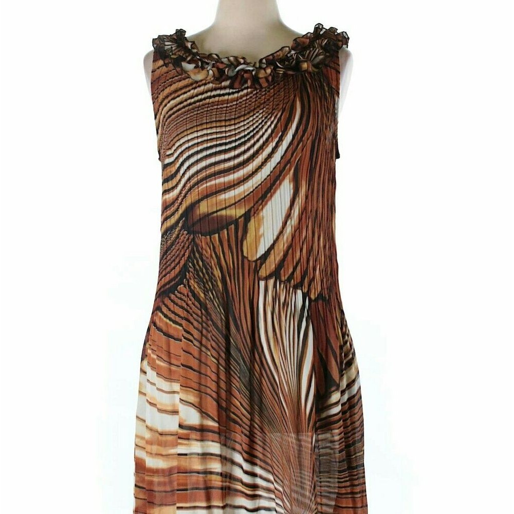 Savannah Desert Ruffled Dress